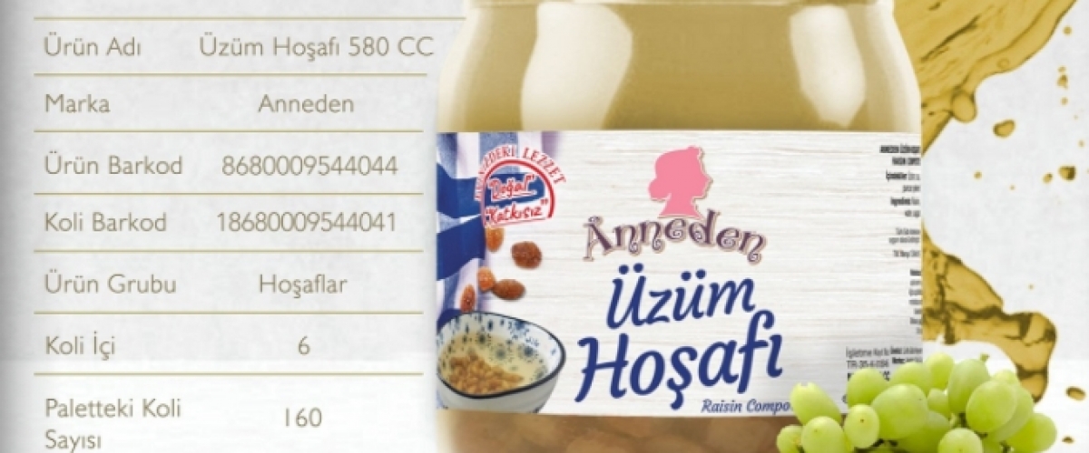 anneden Üzüm Hoşafı ve Kuru Sebzeli Pilav